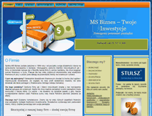 Tablet Screenshot of msbiznes.com
